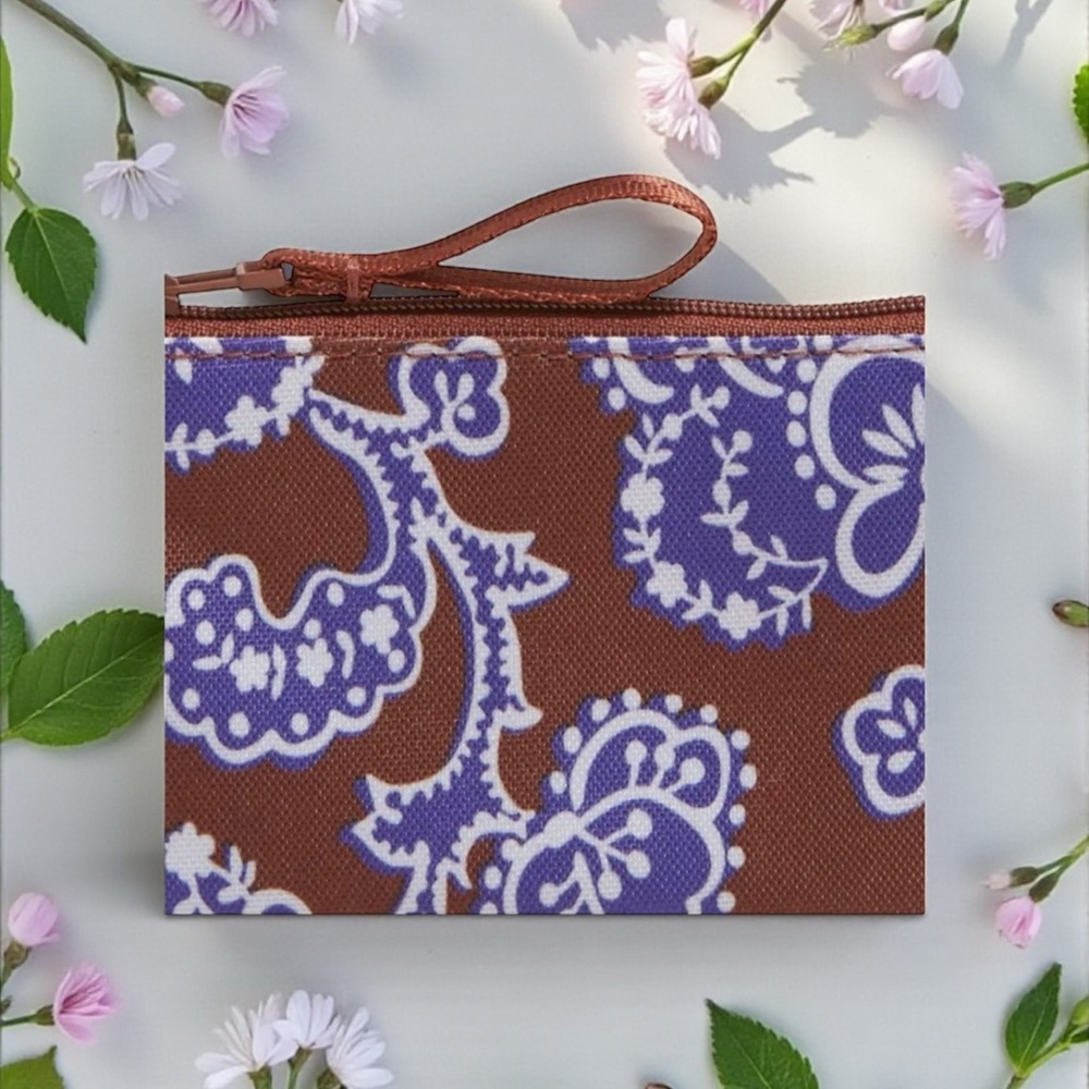 🤎💜VERA BRADLEY🤎💜Cotswolds Zip ID Case in Polyester/NWT